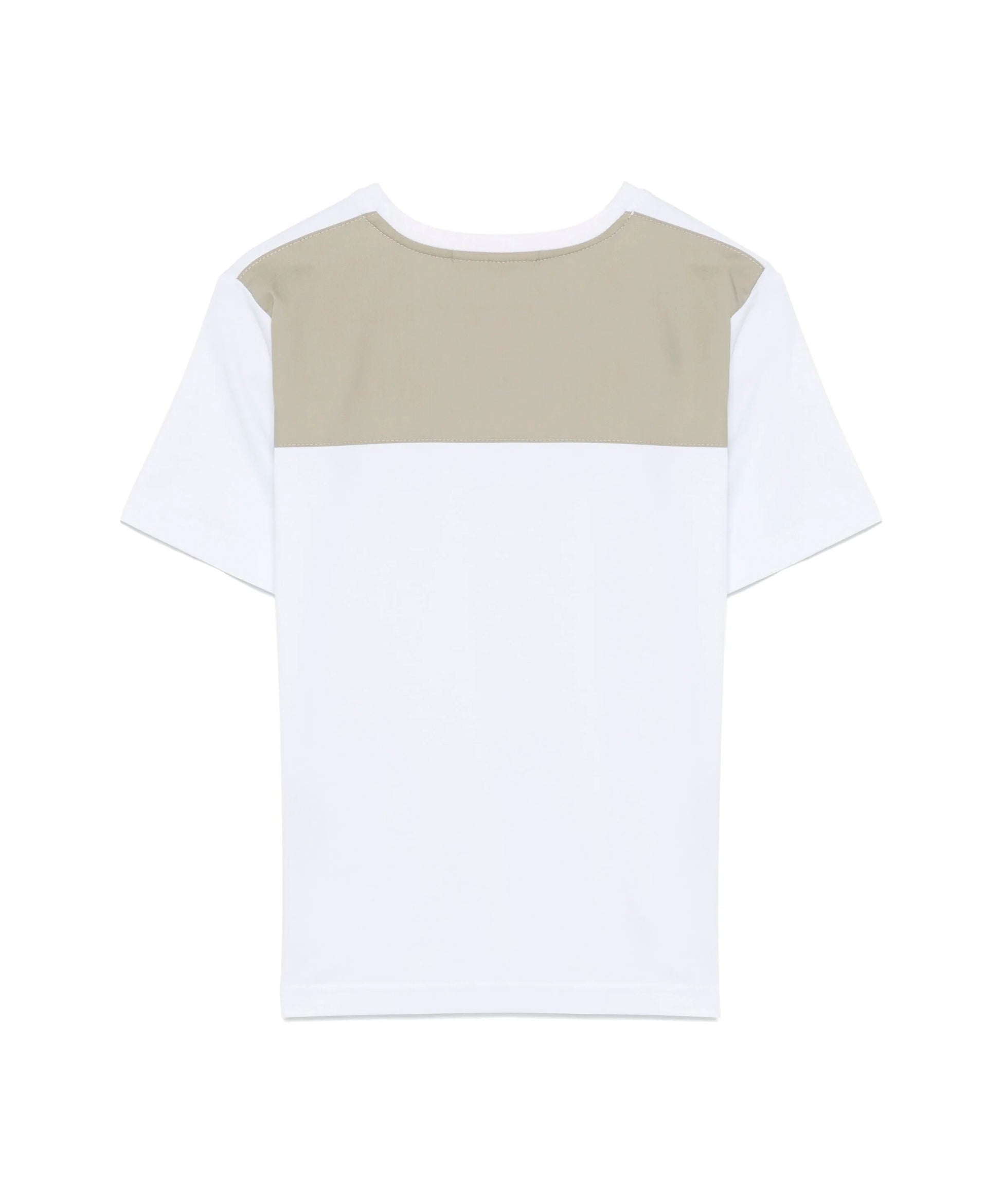 Yes London T-Shirt Bianca con Logo e Applicazione Retro per Bambini