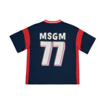 MSGM Kids T-shirt Blu Sport Per Bambine (retro)