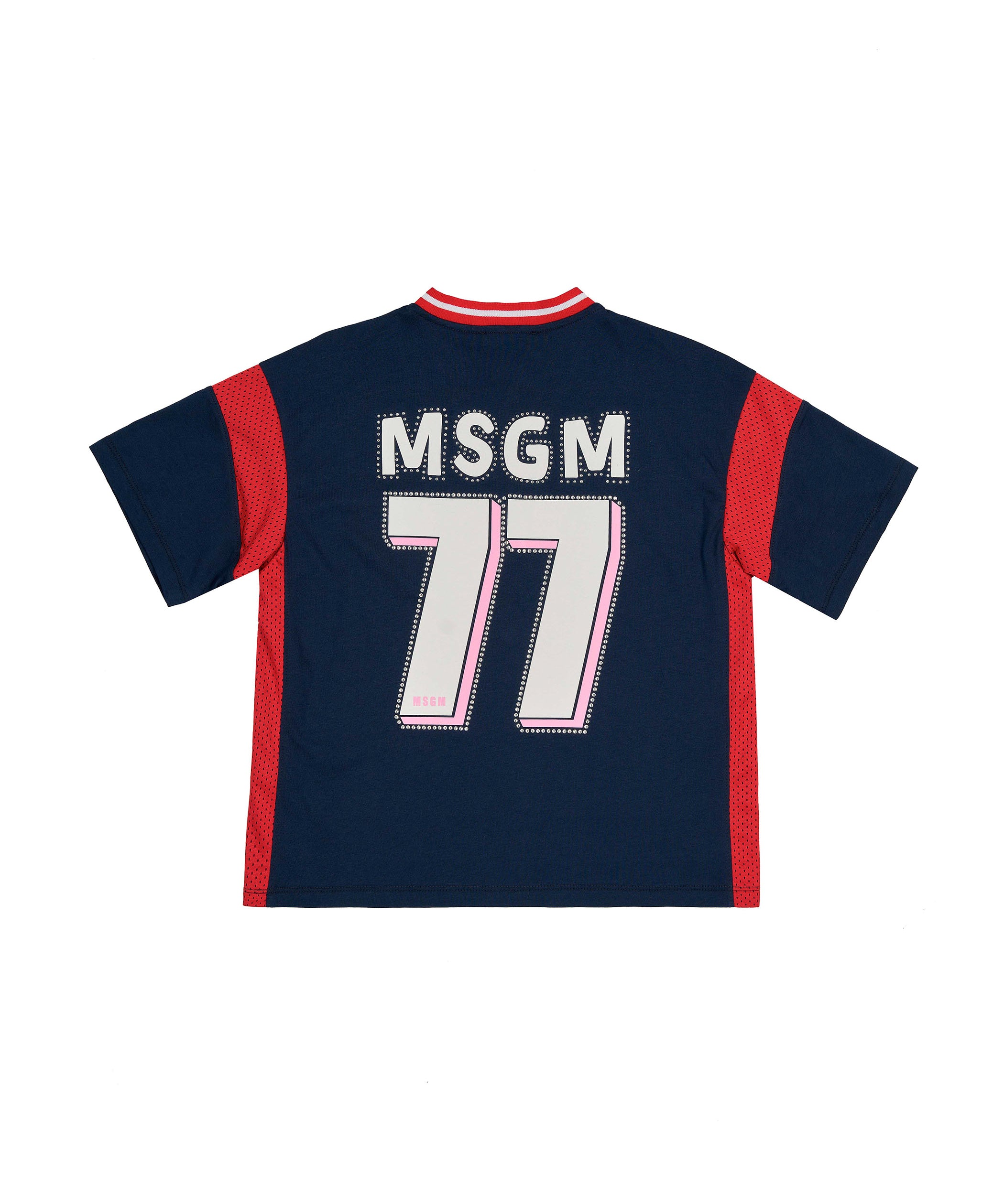 MSGM Kids T-shirt Blu Sport Per Bambine (retro)