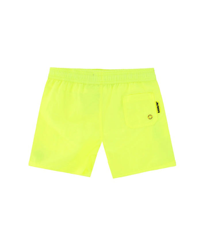 Barrow Kids Costume Boxer Giallo Fluo con Logo per Bambini