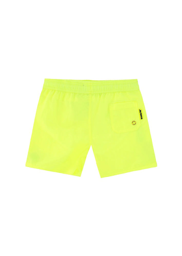 Barrow Kids Costume Boxer Giallo Fluo con Logo per Bambini