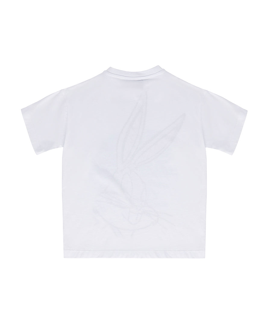 Iceberg Kids T-shirt Bianca con Stampa Bugs Bunny per Bambine
