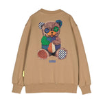 Barrow Kids Felpa Marrone con Stampa Scritta e Stampa Logo per Bambini (retro)