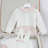 Marlù Vanilla/Peach Pink Set for Newborns