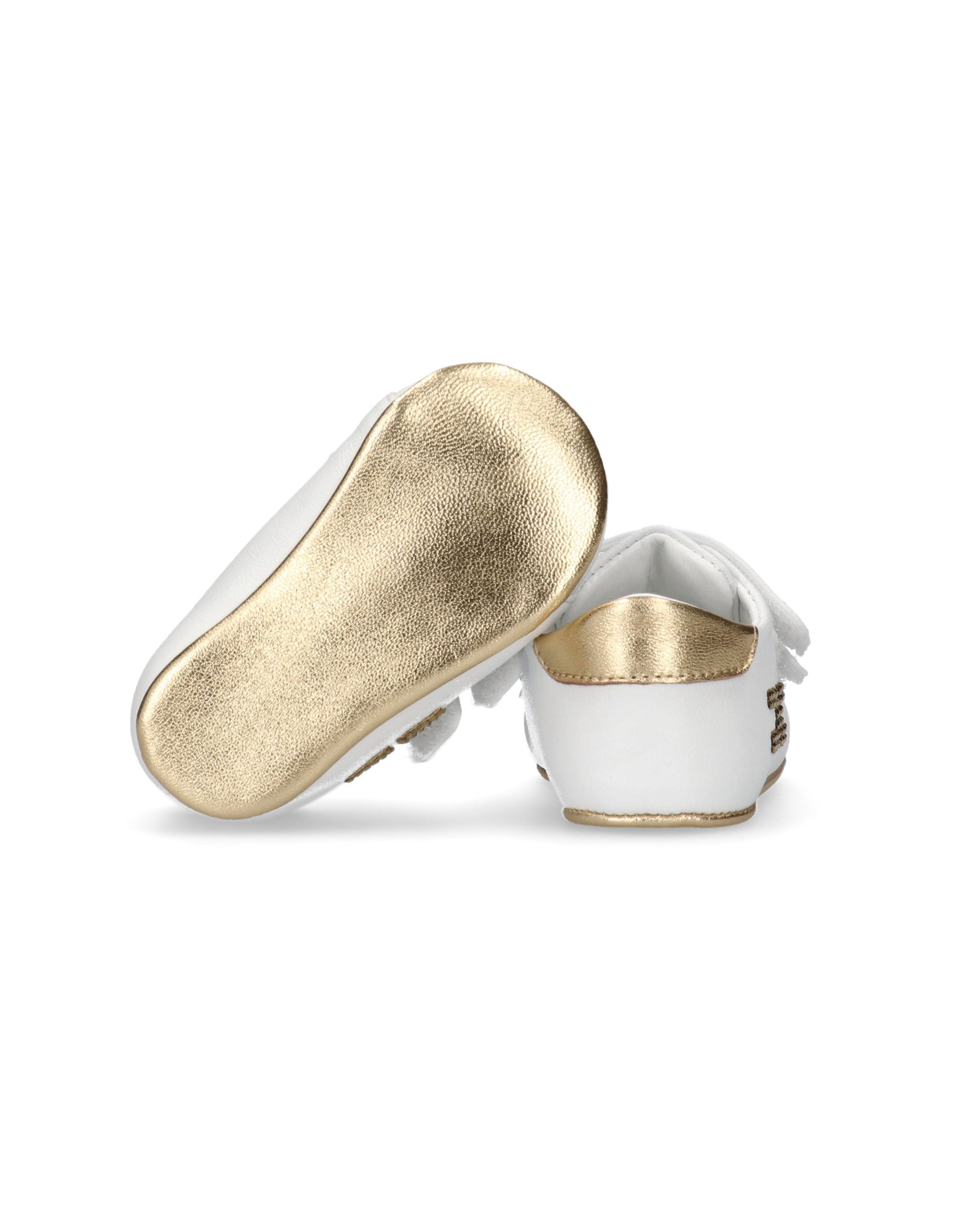 Elisabetta Franchi La Mia Bambina Sneaker Culla Bianco/Rosa per Neonate
