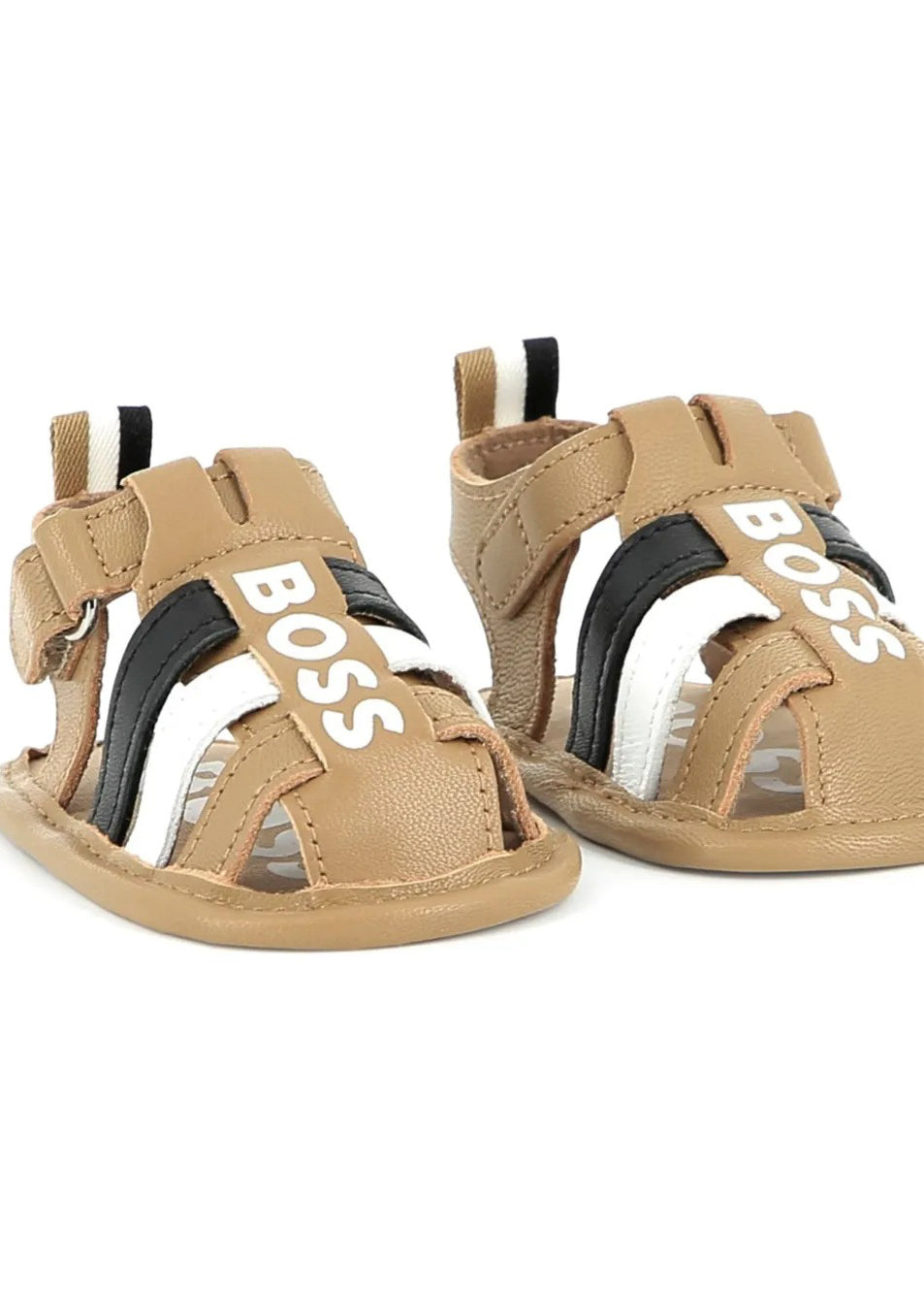 Boss Kids Sandalo Biscotto con Logo per Neonati