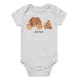 Palm Angels Kids Tripack Body Bianco/BLU/Grigio per Neonati