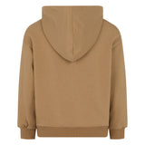 Roberto Cavalli Kids Felpa Beige con Stampa Logo Followers per Bambine