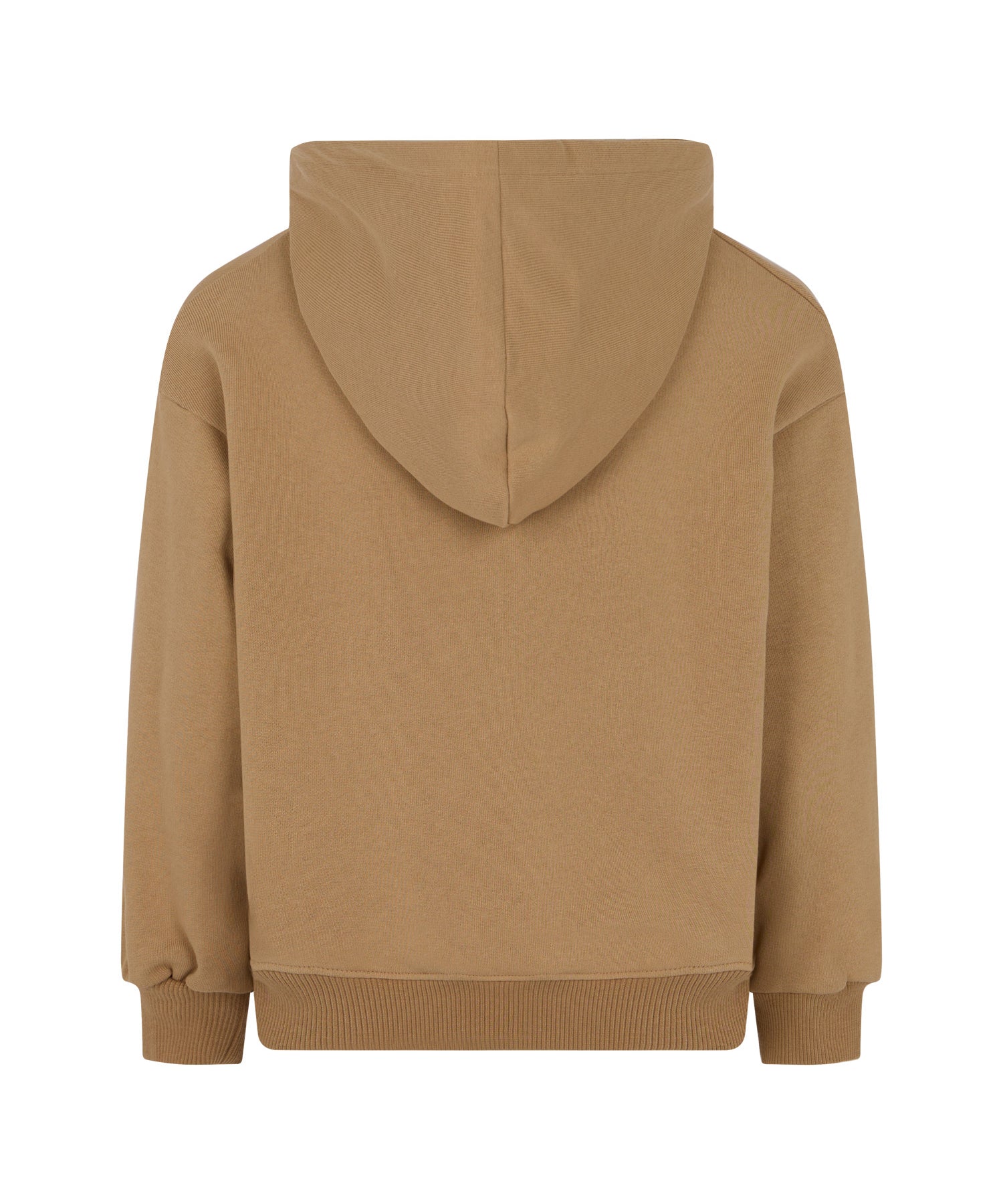 Roberto Cavalli Kids Felpa Beige con Stampa Logo Followers per Bambine