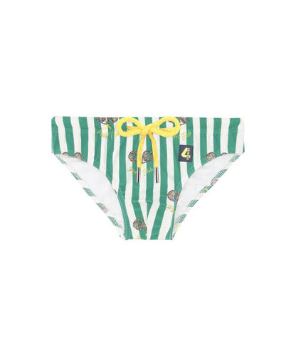 4Giveness Kids Slip Verde Fantasia a Righe per Bambini