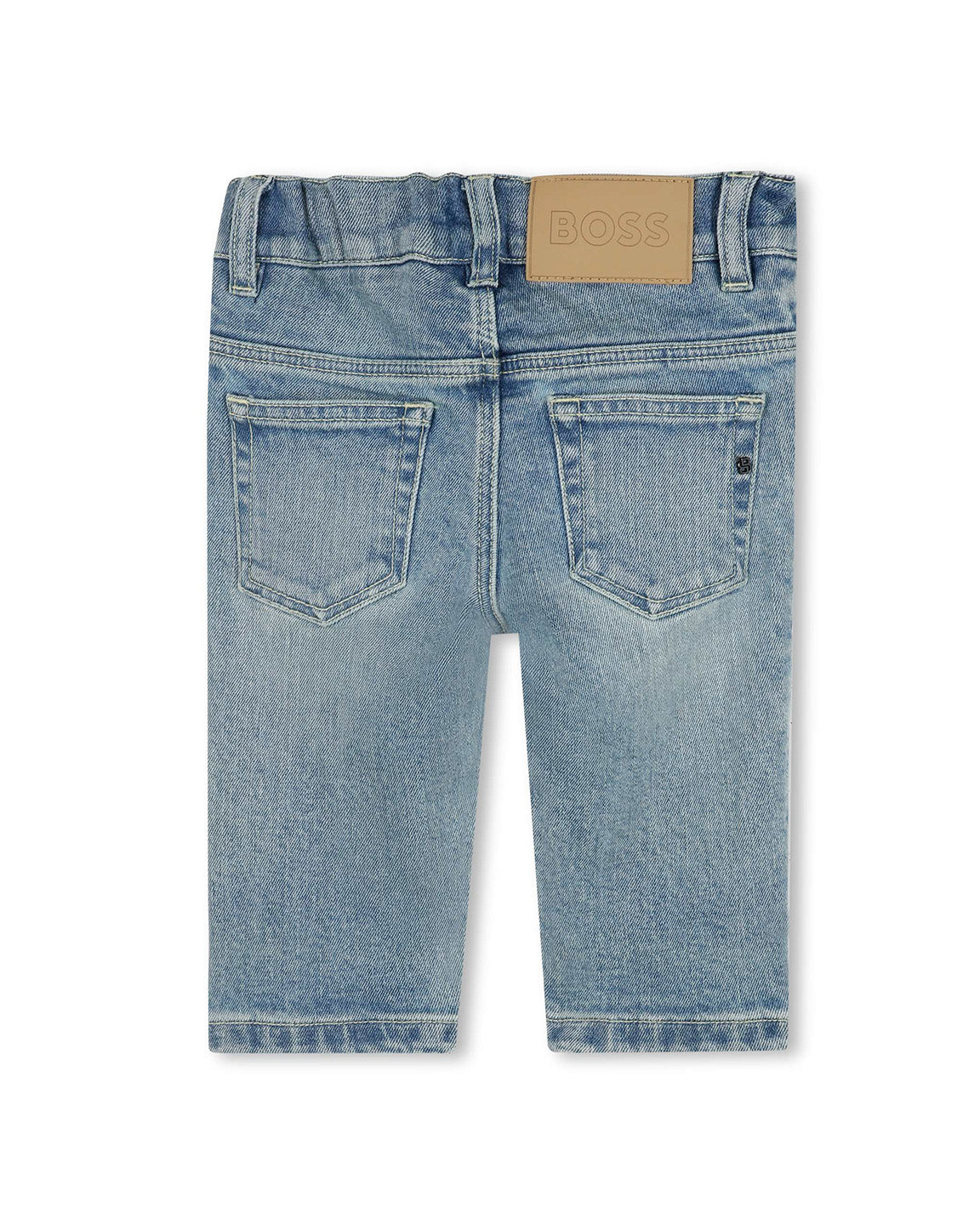 Boss Kids Denim Jeans Regular Fit per Neonati