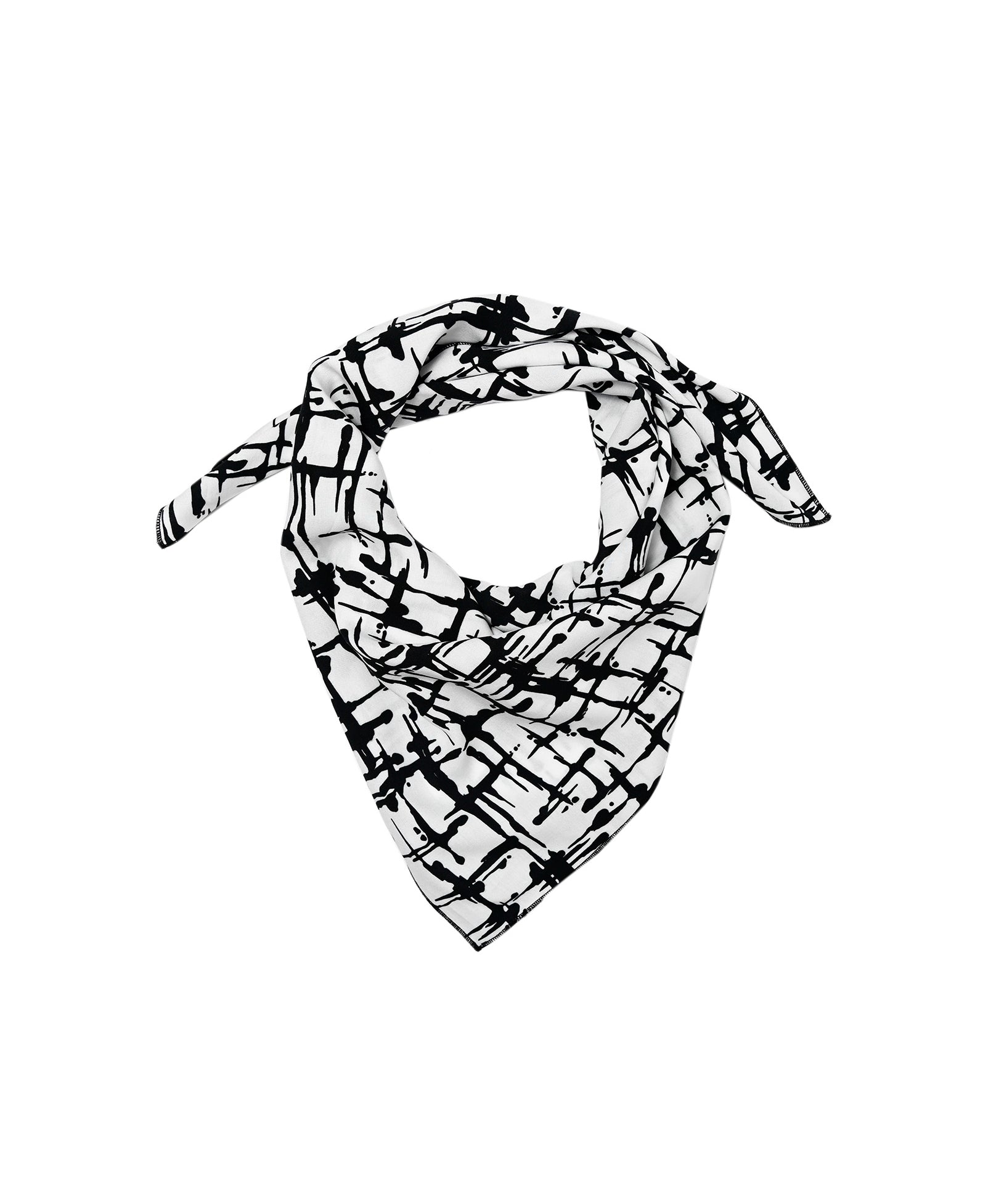 Daniele Alessandrini Foulard Bianco/Nero per Bambini