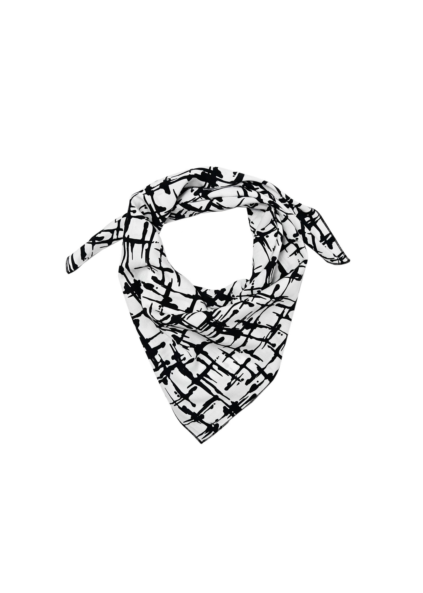 Daniele Alessandrini Foulard Bianco/Nero per Bambini