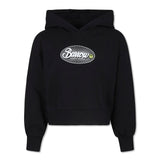 Barrow Kids Black Logo Print Hoodie for Girls