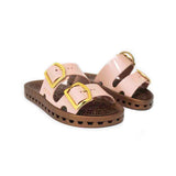 Sensi Kids Prestige Double Band Sandal Powder for Girls