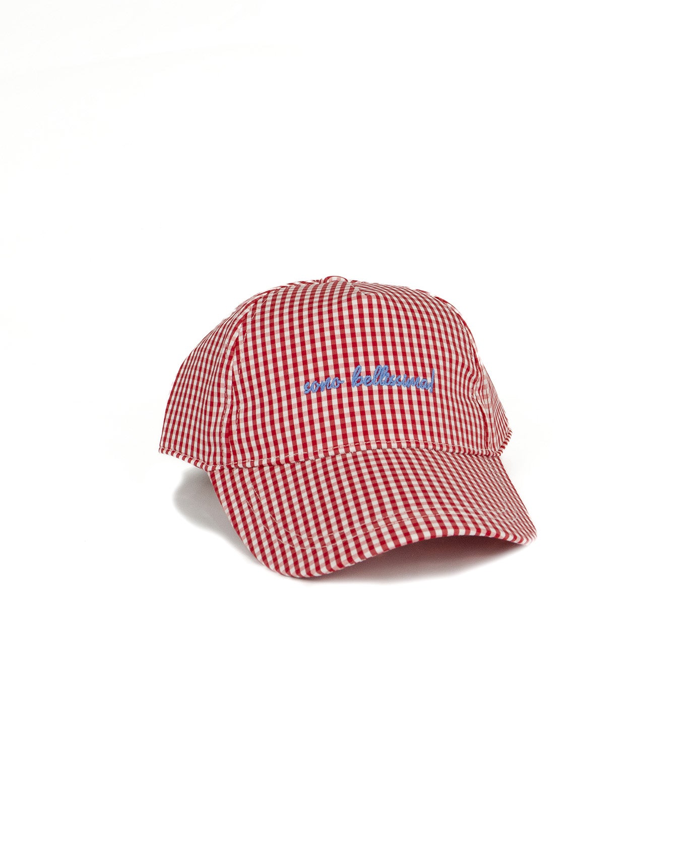Vicolo Kids Cappello a Quadri con Ricamo per Bambine