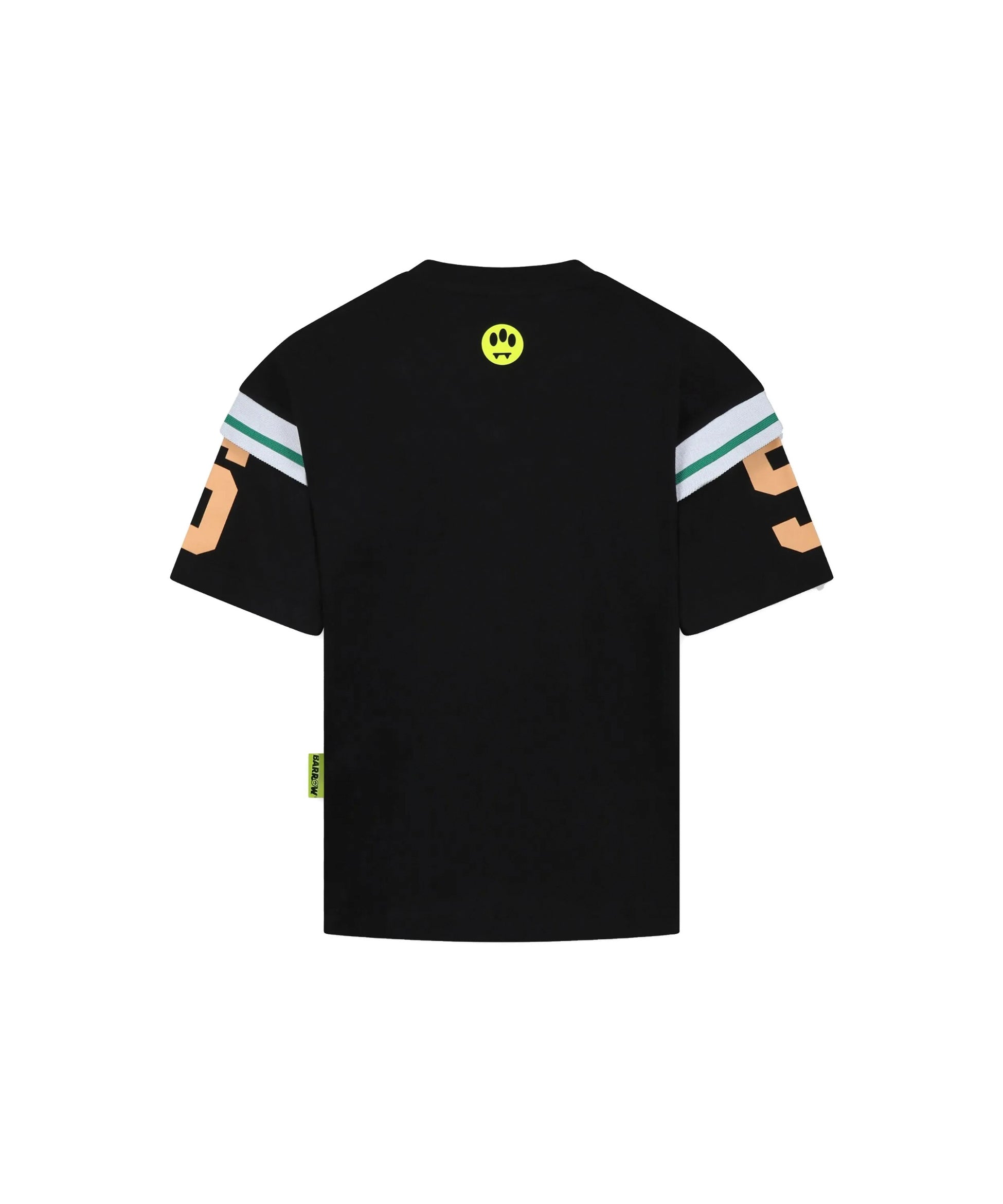 Barrow Kids T-shirt Nera con Stampa Logo per Bambini