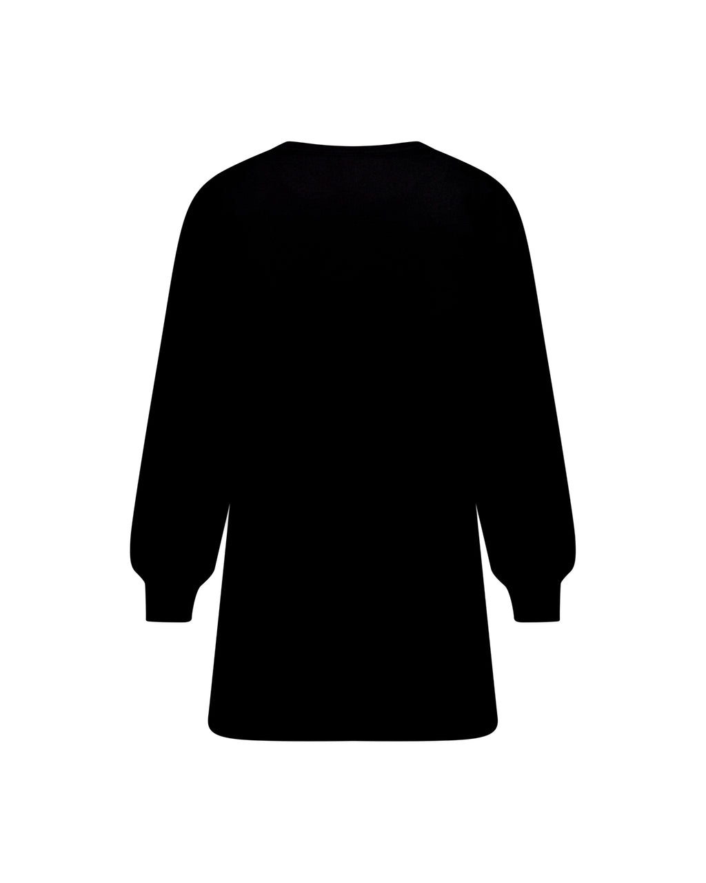 Moschino Kids Abito Nero con Stampa Logo per Bambine