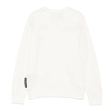 John Richmond Kids Maglione Bianco con Logo per Bambini