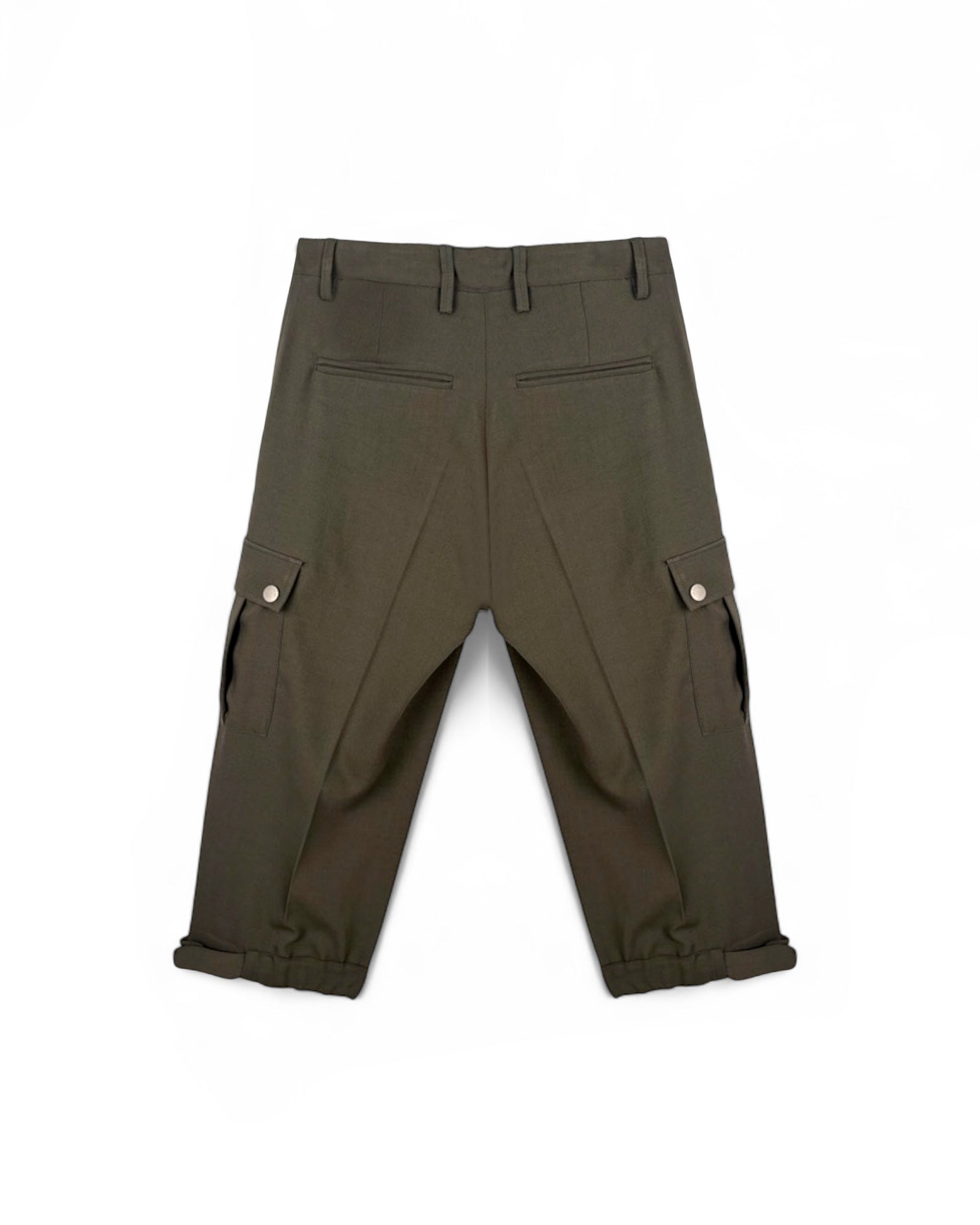 I'M Brian Kids Pantalone Cargo Verde Militare per Bambini