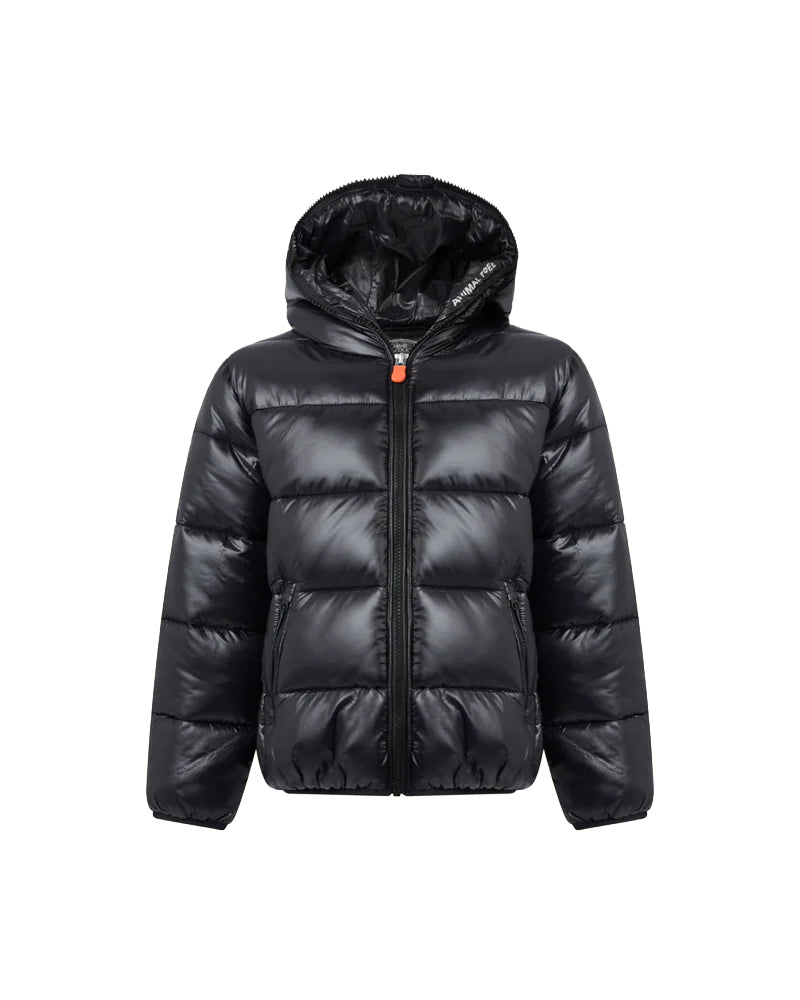 Save The Duck Kids  Piumino Imbottito Nero per Bambine