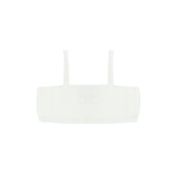 Elisabetta Franchi La Mia Bambina Top Avorio con Applicazione Logo per Bambine