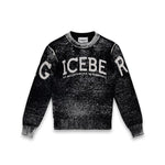 Iceberg Kids Maglia con Effetto Sbiadito Girocollo con Maxi Logo per Bambini