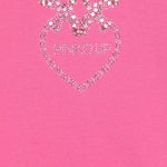 Pinko Kids Felpa Rosa con Logo Florence Kids ( dettaglio logo)