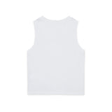 Diesel Kids Canotta Bianca con Ricamo Logo a Contrasto per Bambini