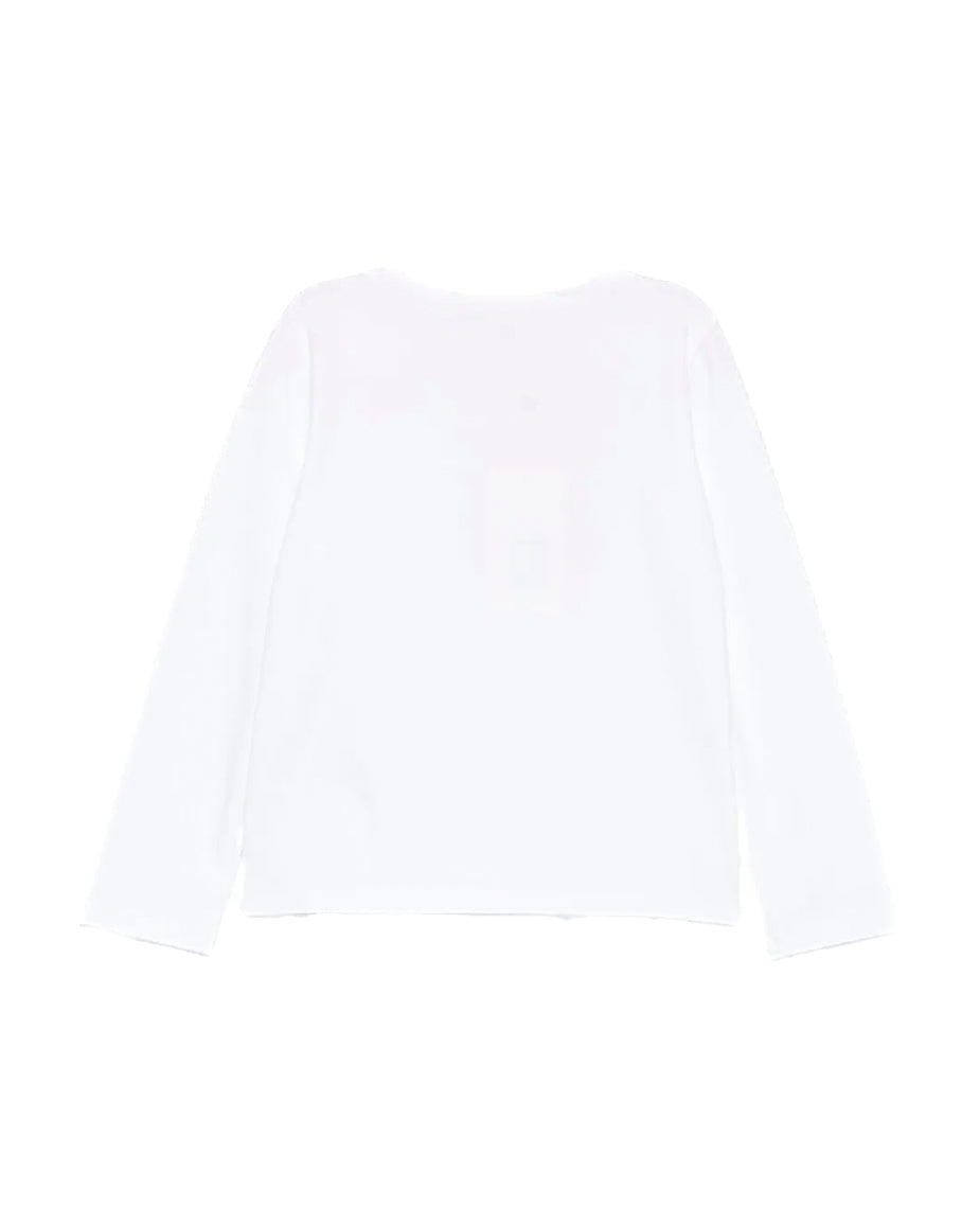 Twinset Kids T-Shirt  Maniche Lunghe con Stampa Logo per Bambine