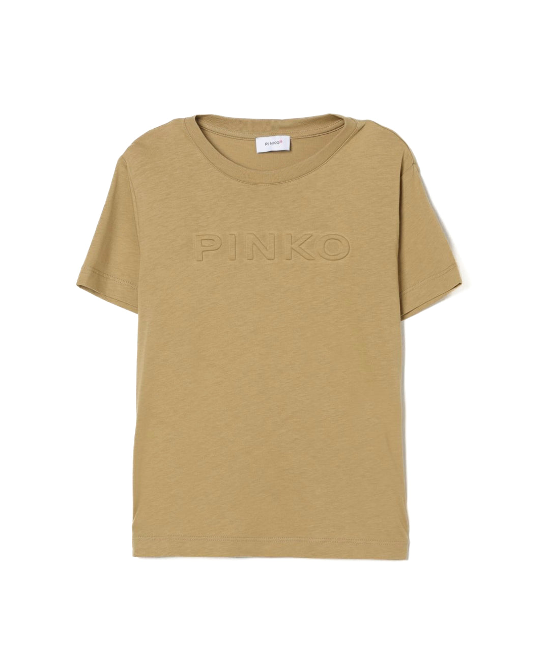 Pinko Kids T-shirt Sabbia con Logo per Bambine