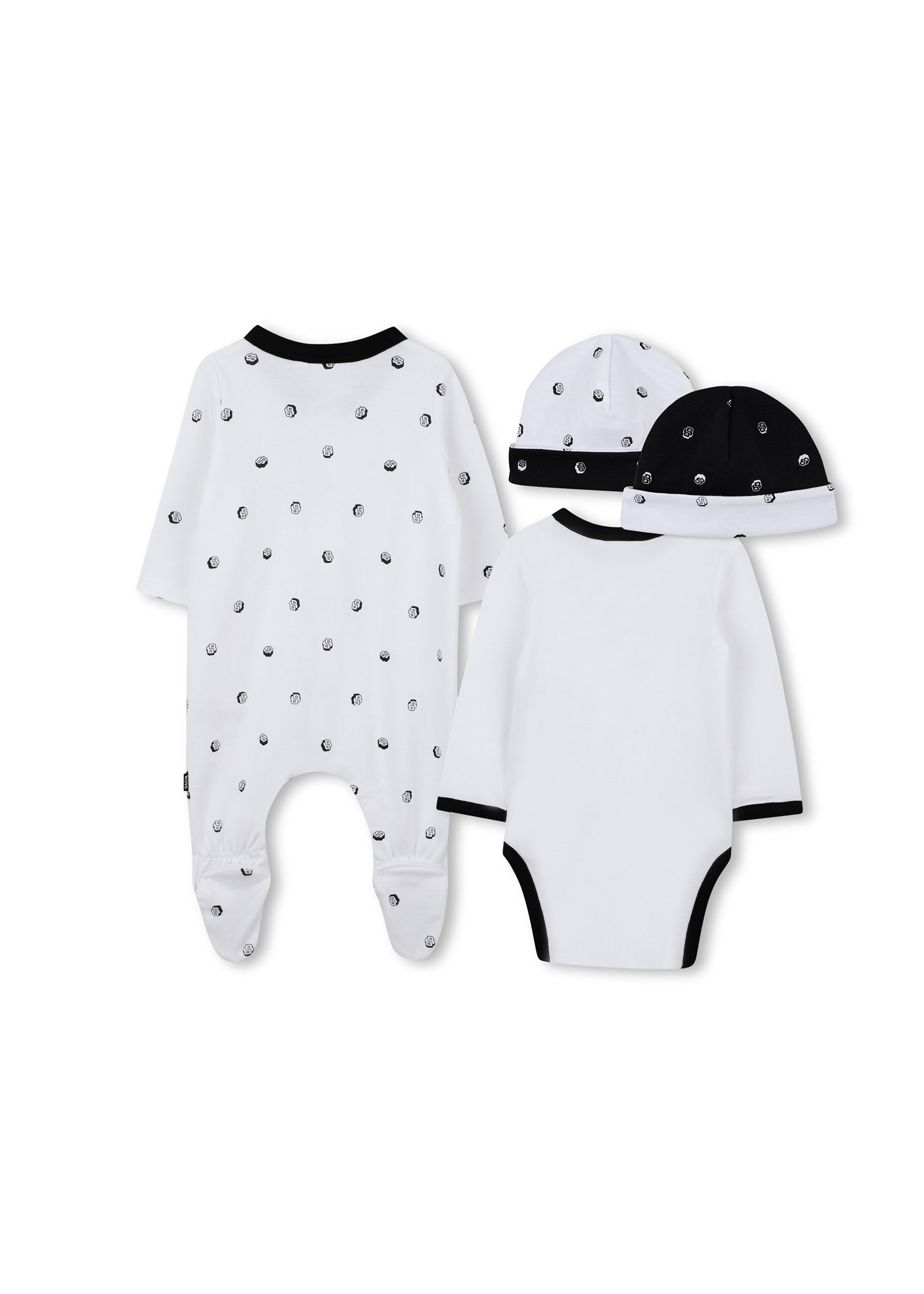 Boss Kids Set Tutina Bianco per Neonati
