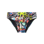 Barrow Kids Costume Slip Nero Fantasia All-Over Logo per Bambini