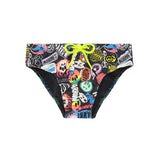 Barrow Kids Costume Slip Nero Fantasia All-Over Logo per Bambini