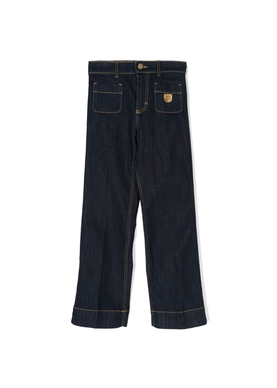 Elisabetta Franchi La Mia Bambina Jeans Denim Blue per Bambine