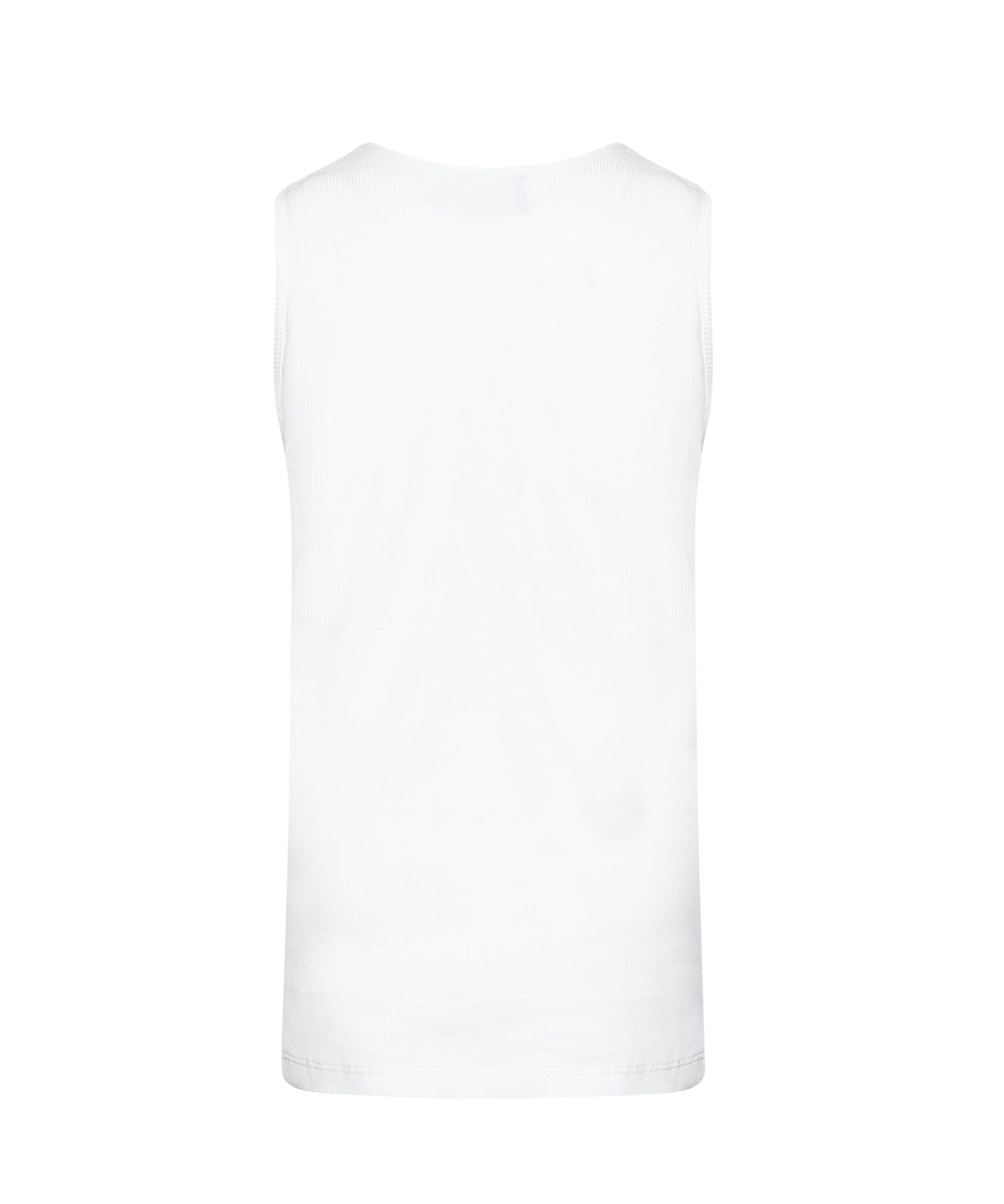 John Richmond Kids Canotta Bianco con Logo per Bambini