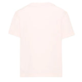 Palm Angels Kids T-Shirt Rosa con Stampa Palma per Bambine