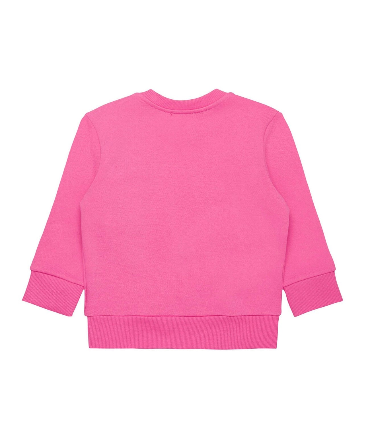 Diesel Kids Felpa Girocollo Fucsia con Logo Oval D per Neonate retro