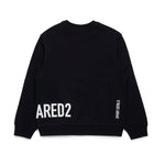 Dsquared2 Kids Felpa Nera con Applicazione Leaf Strass per Bambine (retro)