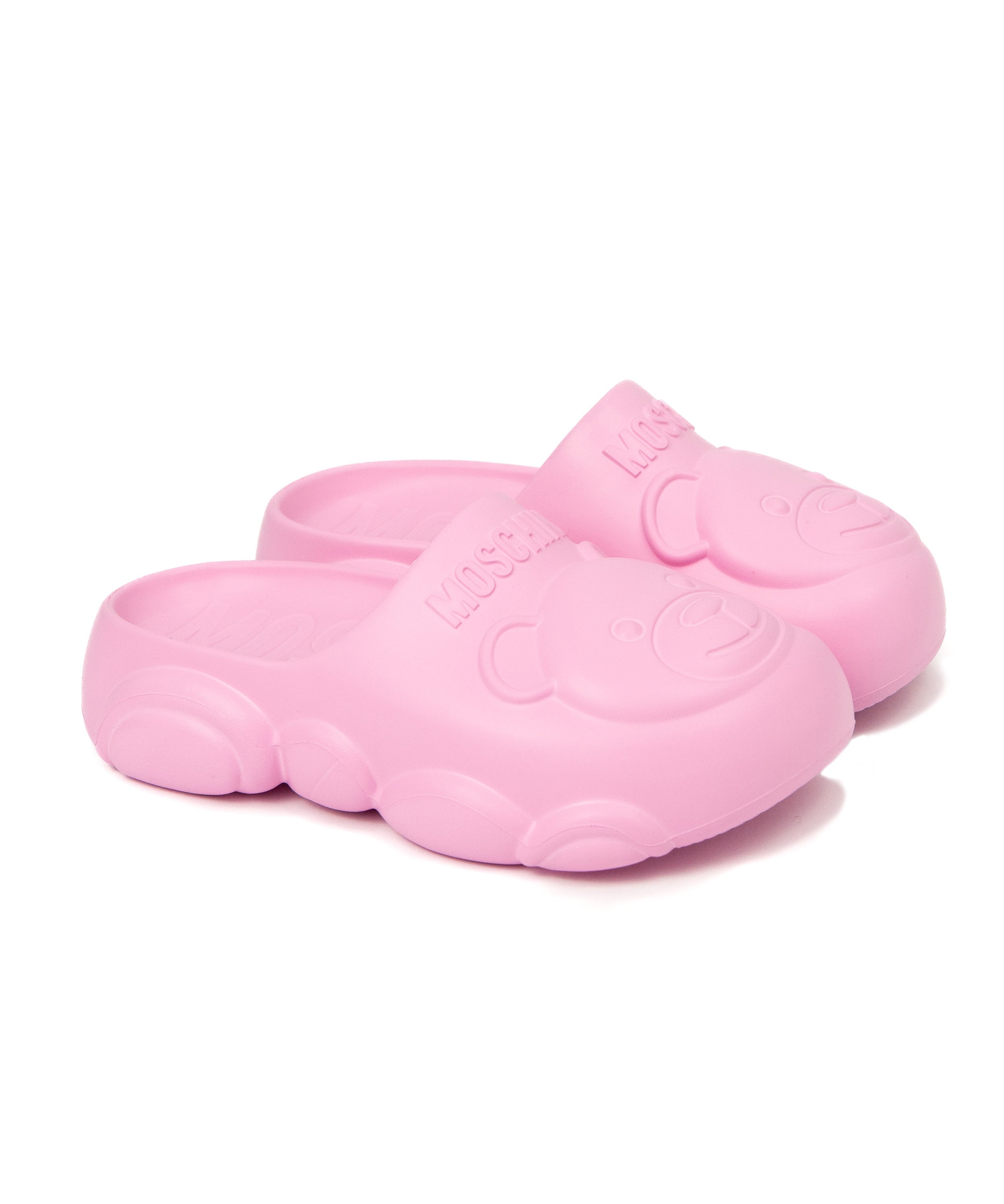 Moschino Kids Sandalo Rosa con Teddy per Bambine