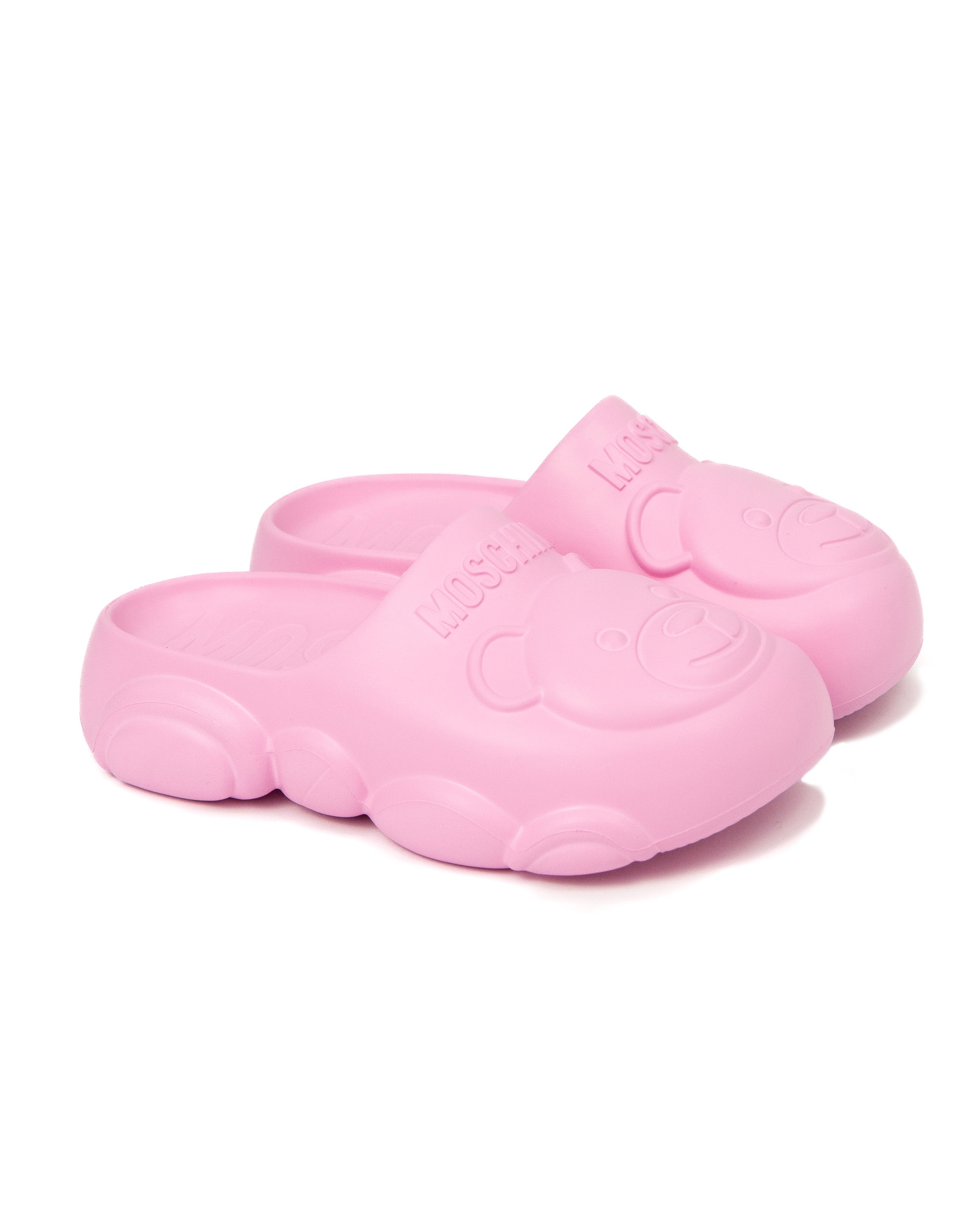 Moschino Kids Sandalo Rosa con Teddy per Bambine