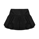 Vicolo Kids Gonna Nera con Balze per Bambine