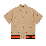 N°21 Kids Camicia Beige All over Palms per Bambini