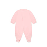 Moschino Kids Tutina Rosa con Stampa Teddy per Neonate (retro)