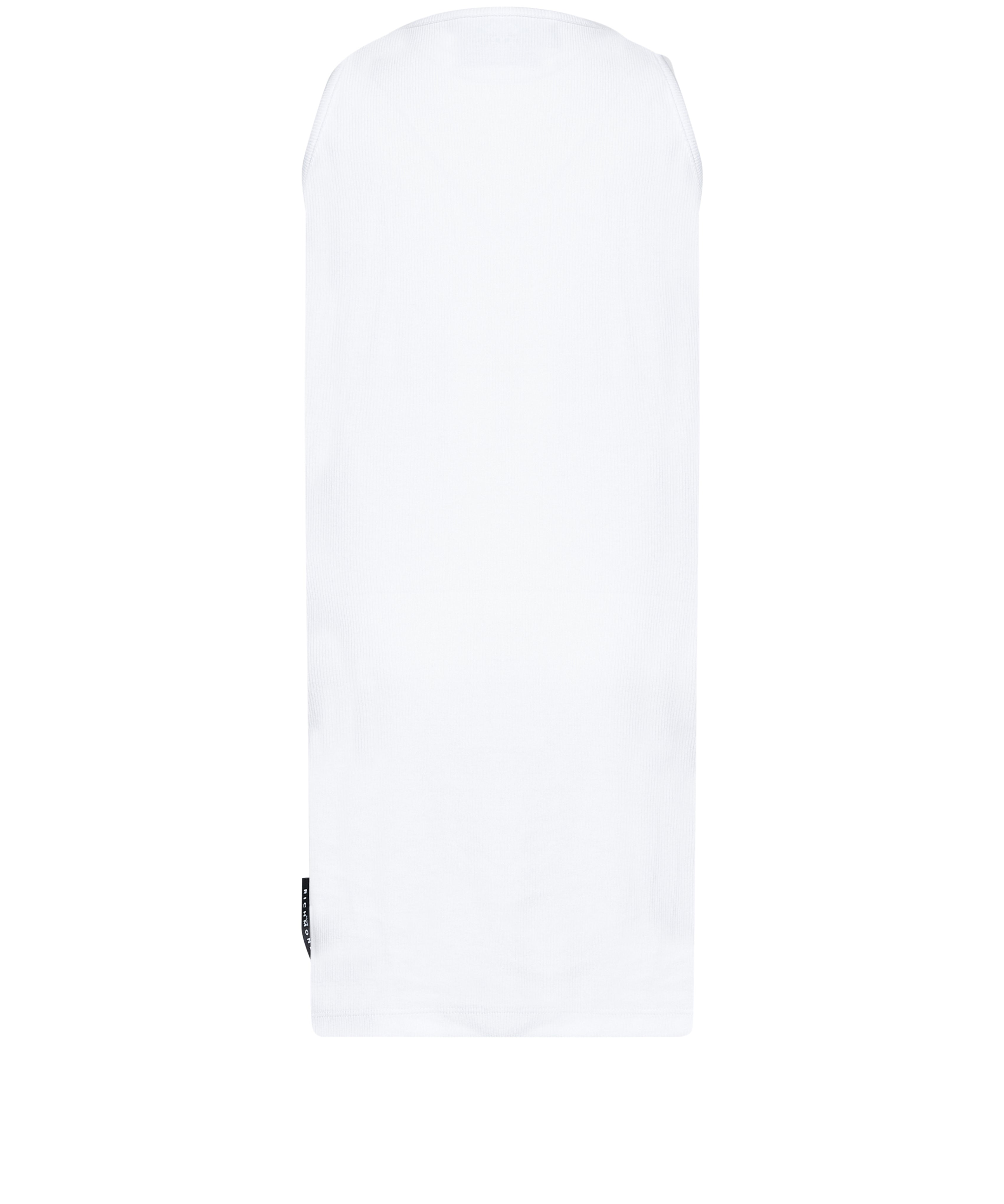 John Richmond Kids Abito Bianco con Logo per Bambine