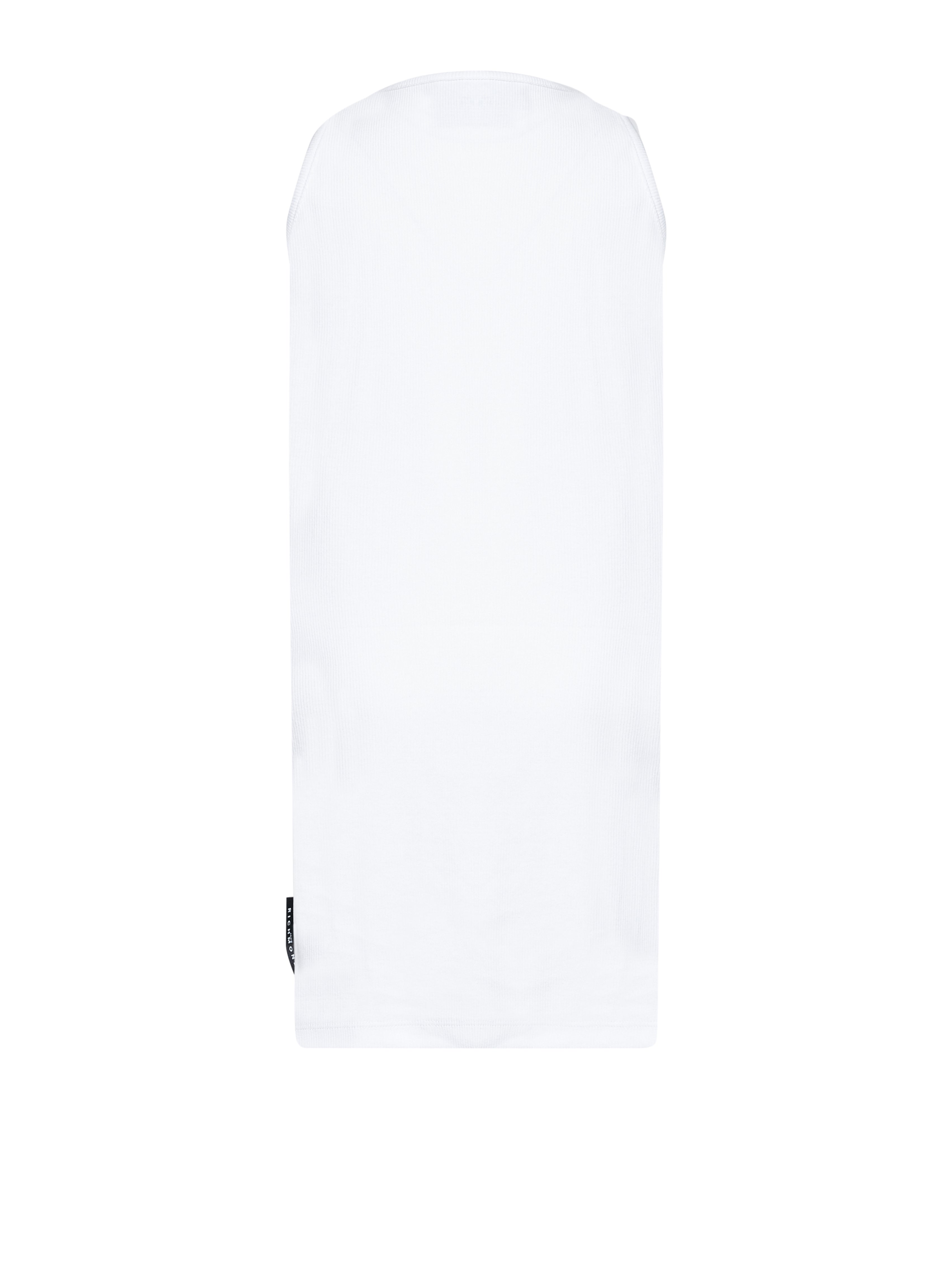 John Richmond Kids Abito Bianco con Logo per Bambine