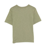 Moschino Kids T-shirt Verde Oliva con Logo e Teddy Bear per Bambini