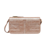 Elisabetta Franchi La Mia Bambina Borsa Nude con Logo per Bambine