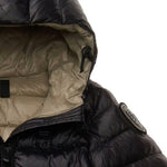 Blauer Kids Giubbino Nero/Beige con Cappuccio Charme junior per Bambine