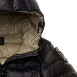 Blauer Kids Giubbino Nero/Beige con Cappuccio Charme junior per Bambine